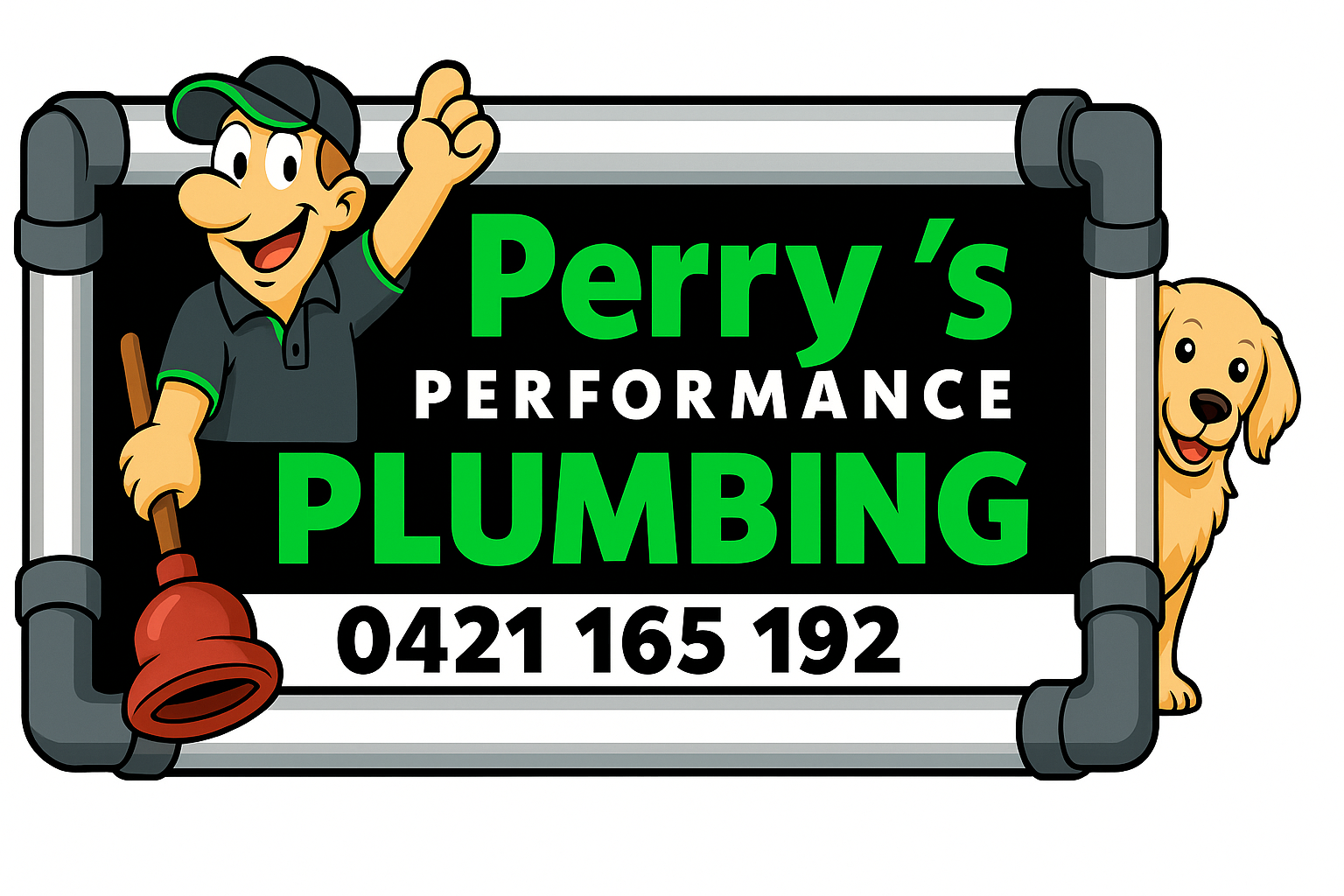 Perry's Performance Plumbing Logo